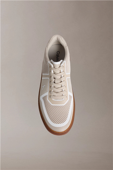 Calvin Klein Classic Cups Laceup Erkek Sneaker Gold