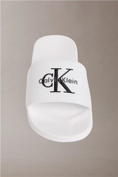 Calvin Klein Ess Slide Cv Wmn Kadın Terlik Beyaz
