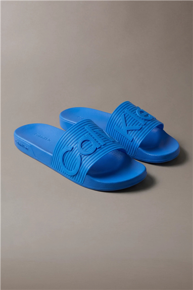 Calvin Klein Ess Slide Texture Erkek Terlik Mavi