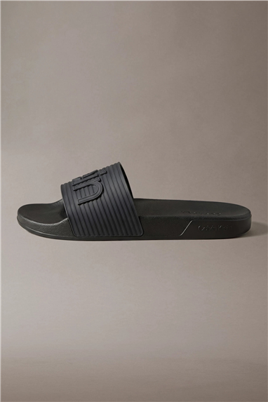 Calvin Klein Ess Slide Texture Erkek Terlik Siyah
