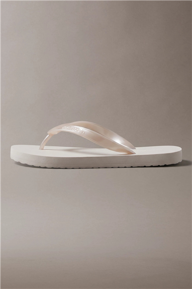 Calvin Klein Flip Flop Tpu Metall Kadın Terlik Gri