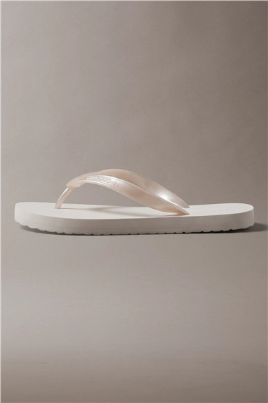 Calvin Klein Flip Flop Tpu Metall Kadın Terlik Gri