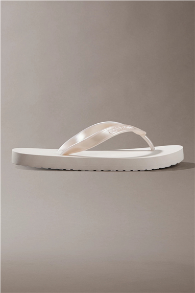 Calvin Klein Flip Flop Tpu Metall Kadın Terlik Gri
