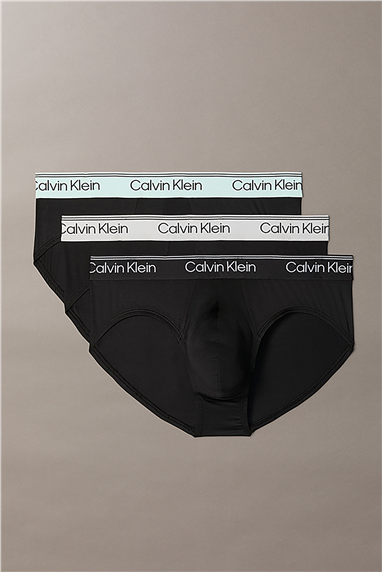 Calvin Klein Hip Brief 3Pk Erkek 3lü Boxer