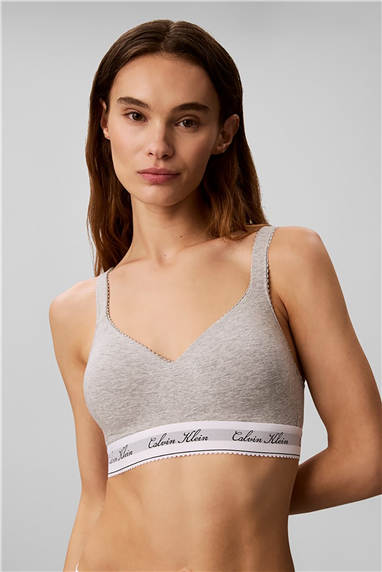 Calvin Klein Lift Bralette Kadın Sütyen Gri
