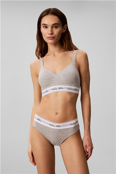 Calvin Klein Lift Bralette Kadın Sütyen Gri
