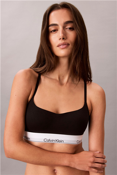 Calvin Klein Lightly Lined Bralette Kadın Sütyen Siyah