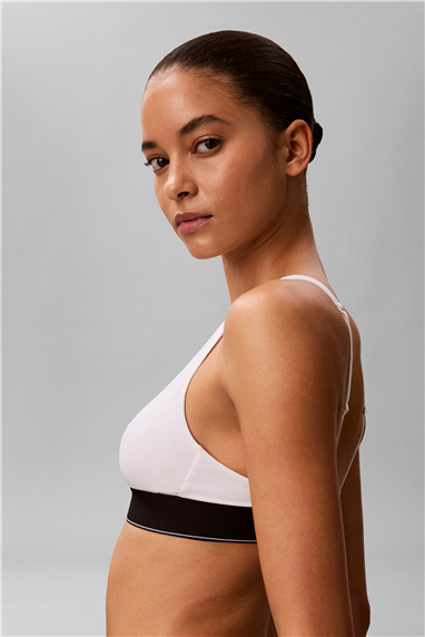 Calvin Klein Lightly Lined Triang Kadın Sütyen Beyaz