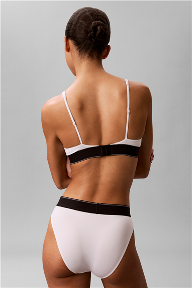 Calvin Klein Lightly Lined Triang Kadın Sütyen Beyaz
