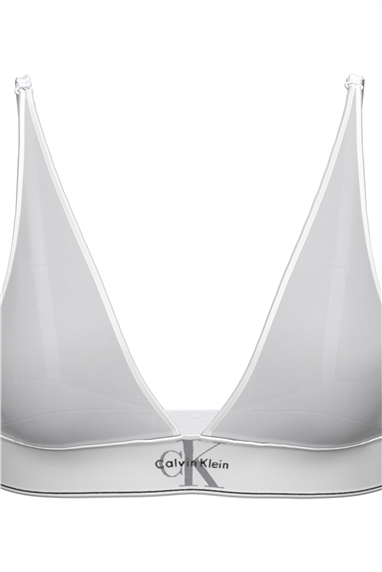 Calvin Klein Lightly Lined Triang Kadın Sütyen Beyaz
