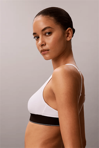 Calvin Klein Lightly Lined Triangle Kadın Sütyen Beyaz