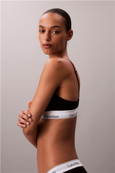 Calvin Klein Lightly Lined Triangle Kadın Sütyen Siyah