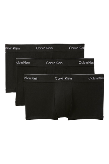 Calvin Klein Low Rise Trunk 3Pk Erkek 3lü Boxer Siyah