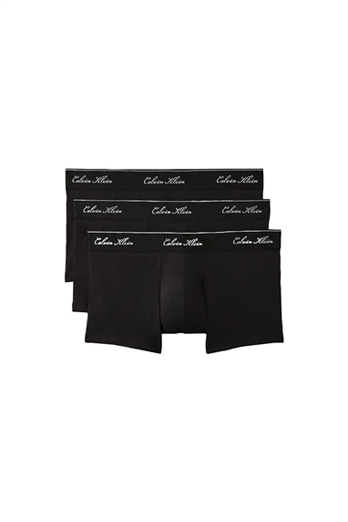 Calvin Klein Low Rise Trunk 3Pk Erkek 3lü Boxer Siyah