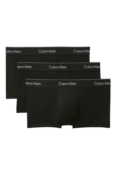 Calvin Klein Low Rise Trunk 3Pk Erkek 3lü Boxer Siyah