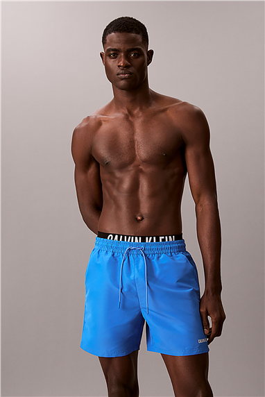 Calvin Klein Medium Drawstring Bo Erkek Şort Mayo Mavi