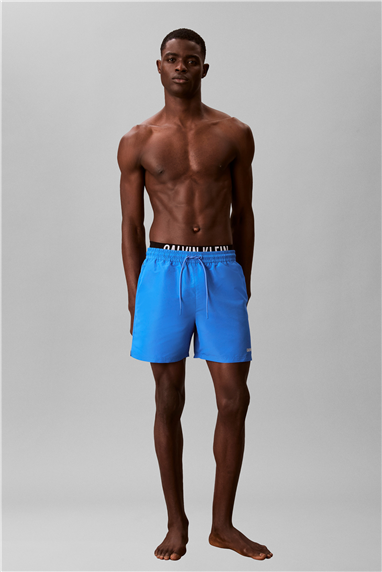 Calvin Klein Medium Drawstring Bo Erkek Şort Mayo Mavi