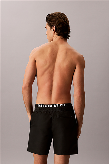 Calvin Klein Medium Drawstring Bo Erkek Şort Mayo Siyah