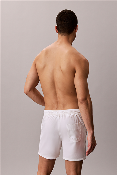 Calvin Klein Medium Drawstring Co Erkek Şort Mayo Beyaz