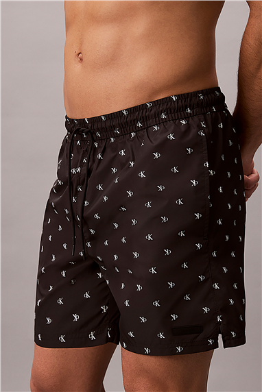 Calvin Klein Medium Drawstring Co Erkek Şort Mayo Gri