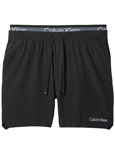 Calvin Klein Medium Drawstring Do Erkek Şort Mayo Siyah