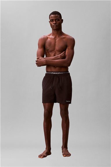 Calvin Klein Medium Drawstring Do Erkek Şort Mayo Siyah