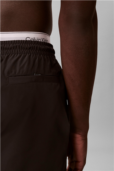 Calvin Klein Medium Drawstring Erkek Şort Mayo Siyah