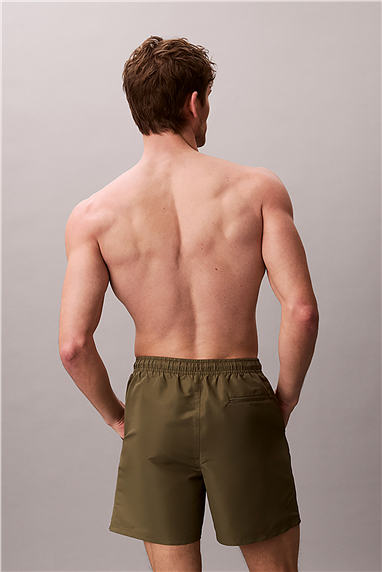 Calvin Klein Medium Drawstring Erkek Şort Mayo Beyaz