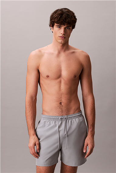 Calvin Klein Medium Drawstring Wa Erkek Şort Mayo Gri