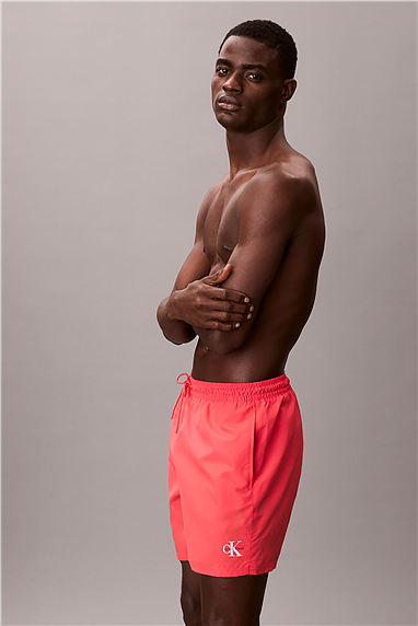 Calvin Klein Medium Drawstring Wa Erkek Şort Mayo Pembe