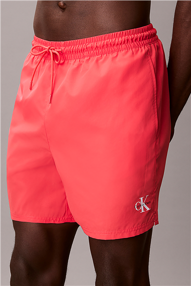 Calvin Klein Medium Drawstring Wa Erkek Şort Mayo Pembe