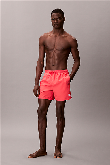 Calvin Klein Medium Drawstring Wa Erkek Şort Mayo Pembe