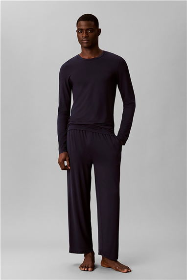 Calvin Klein Modal L/S Pant Set Erkek Pijama Takımı Çok Renkli