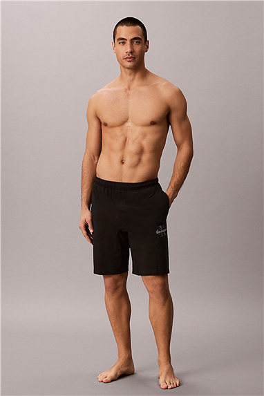 Calvin Klein Monogram Sleep Short Erkek Pijama Altı Siyah
