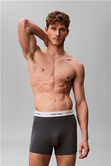 Calvin Klein Relaxed Fit Trunk 3PK Erkek 3lü Boxer Mavi