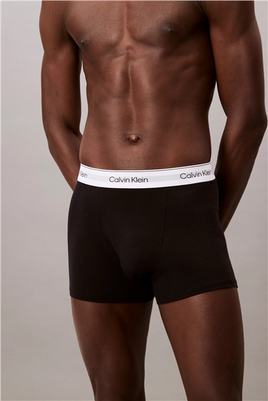 Calvin Klein Relaxed Fit Trunk 3PK Erkek 3lü Boxer Siyah