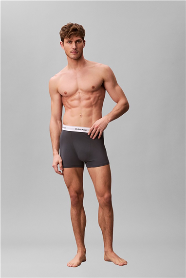 Calvin Klein Relaxed Fit Trunk 3PK Erkek 3lü Boxer Mavi