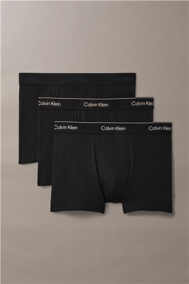 Calvin Klein Relaxed Fit Trunk 3PK Erkek 3lü Boxer Siyah