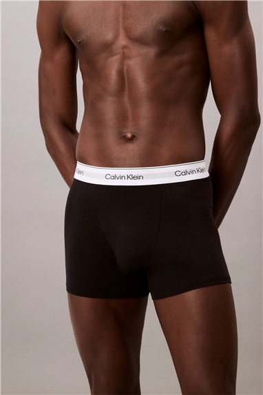 Calvin Klein Relaxed Fit Trunk 3PK Erkek 3lü Boxer Siyah