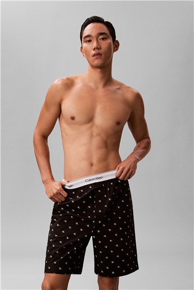 Calvin Klein Sleep Short Erkek Pijama Altı Gri