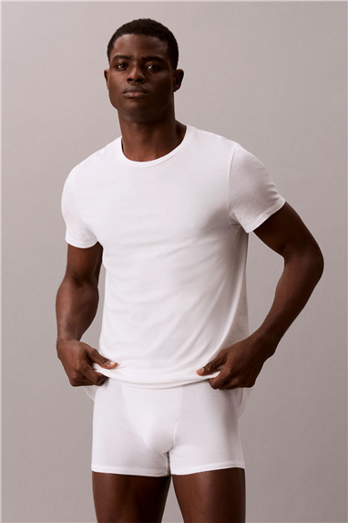 Calvin Klein S/S CreW Neck 3PK Erkek 3lü T-Shirt Çok Renkli