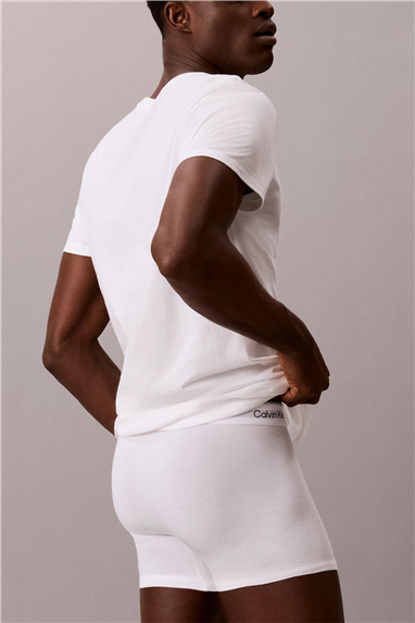 Calvin Klein S/S CreW Neck 3PK Erkek 3lü T-Shirt Çok Renkli