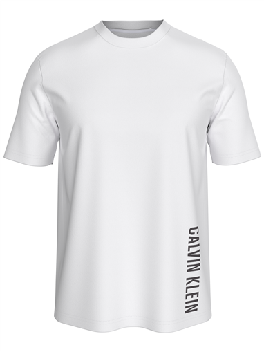 Calvin Klein S/S Crew Neck Erkek Beyaz