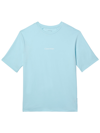 Calvin Klein S/S Crew Neck Erkek Mavi