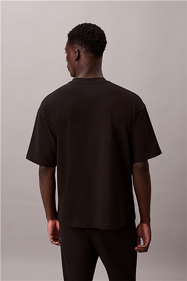 Calvin Klein S/S Crew Neck Erkek Pijama Üstü Siyah