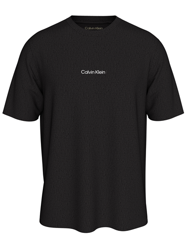 Calvin Klein S/S Crew Neck Erkek Siyah