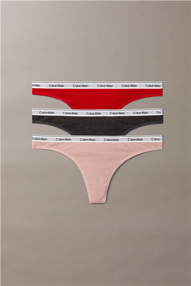 Calvin Klein Thong Kadın 3lü Külot