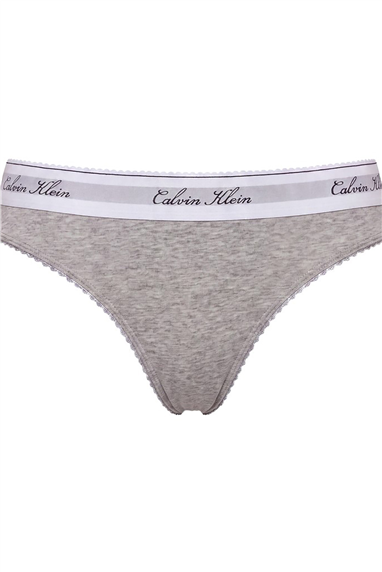 Calvin Klein Thong Kadın Külot Gri