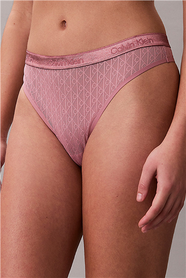Calvin Klein Thong Kadın Külot Pembe