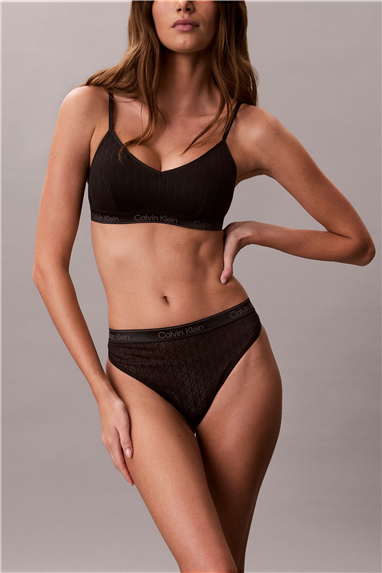 Calvin Klein Thong Kadın Külot Siyah